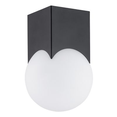 Argon Austin lampa podsufitowa 1x7W czarny mat/opal 4713