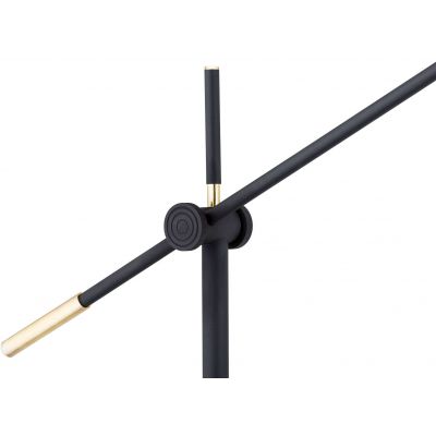 Argon Nashville lampa stojąca 1x15W czarny/mosiądz 4732