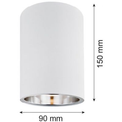Argon Tyber lampa podsufitowa 1x15W biały 475
