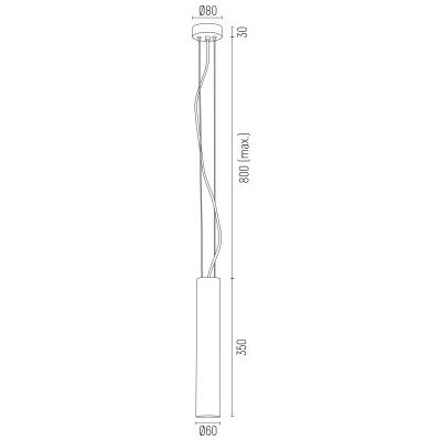 Argon Gomera Plus lampa wisząca 1x5W czarny/mosiądz 4755