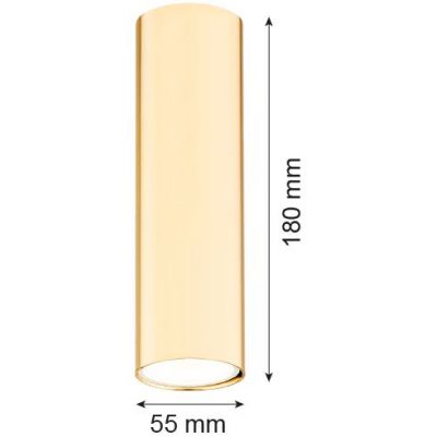 Argon Tyber Plus lampa podsufitowa 1x5W mosiądz 4761