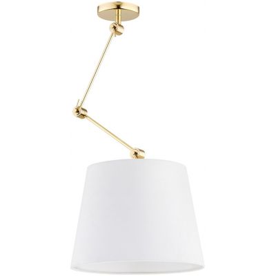 Argon Zakyntos Plus lampa wisząca 1x15W biały/mosiądz 4895