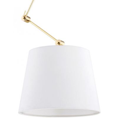 Argon Zakyntos Plus lampa wisząca 1x15W biały/mosiądz 4895