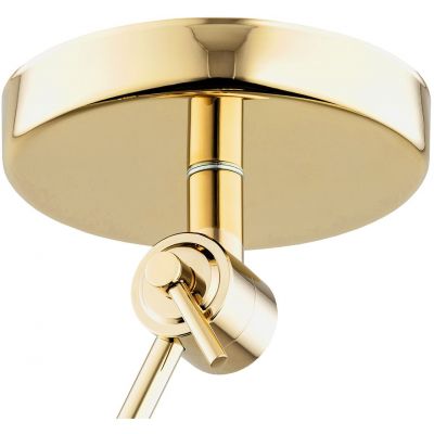 Argon Zakyntos Plus lampa wisząca 1x15W czarny/mosiądz 4896