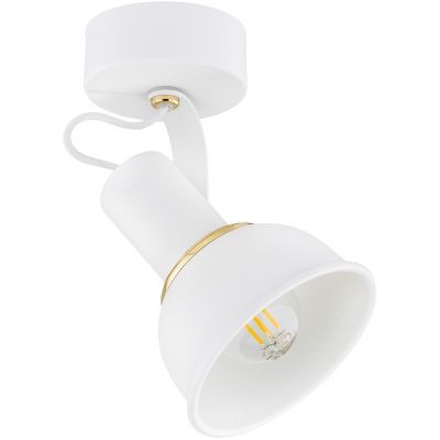 Argon Twist lampa podsufitowa 1x7W biały/mosiądz 4899