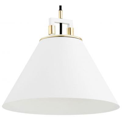 Argon Orte lampa wisząca 1x15W biały/mosiądz 4914