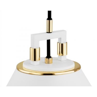 Argon Orte lampa wisząca 1x15W biały/mosiądz 4914