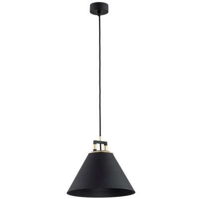 Argon Orte lampa wisząca 1x15W czarny/mosiądz 4915