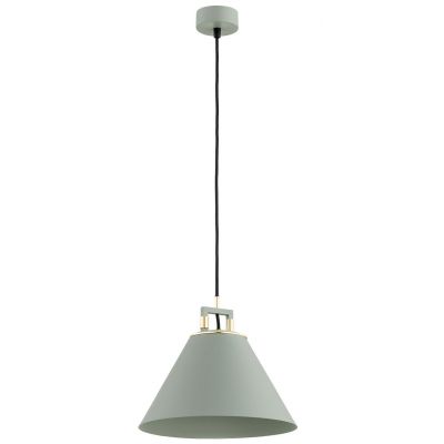 Argon Orte lampa wisząca 1x15W szałwia/mosiądz 4916