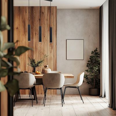 Argon Gomera Plus lampa wisząca 3x5W czarna 6112