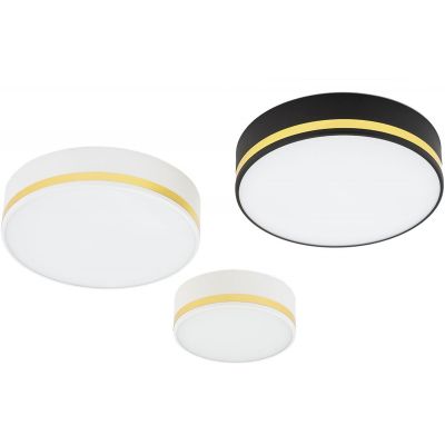 Argon Amore plafon 3x15W czarny/złoty 6141