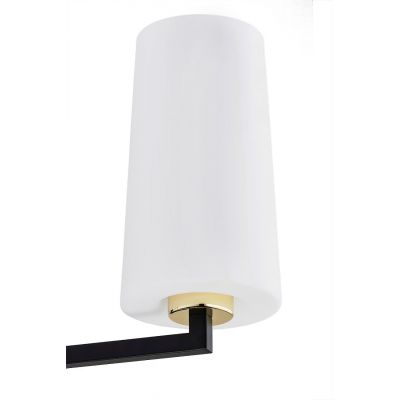Argon Camelot Plus lampa wisząca 3x15W opal mat/czarny mat/mosiądz 6143