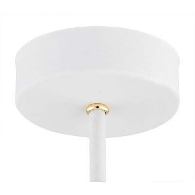 Argon Charlotte lampa wisząca 3x15W biała struktura/mosiądz 6148