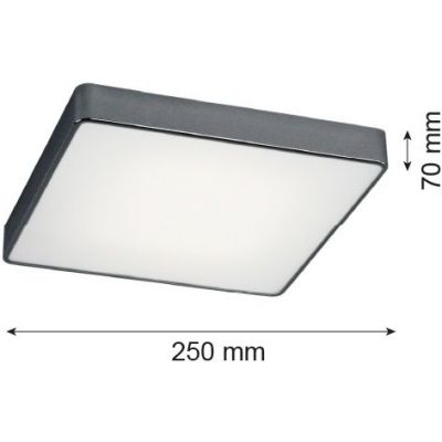 Argon Ontario plafon 2x15W szary 653