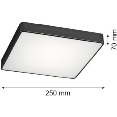 Argon Ontario plafon 2x15W czarny 654