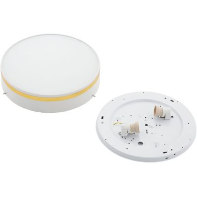 Argon Amore plafon 2x15W biały/złoty 7035