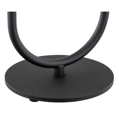 Argon Ferrone lampa stołowa 2x7 W czarna-mosiądz-opal 7072