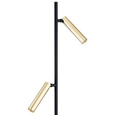 Argon Torre lampa stojąca 2x6W czarny/mosiądz 7083