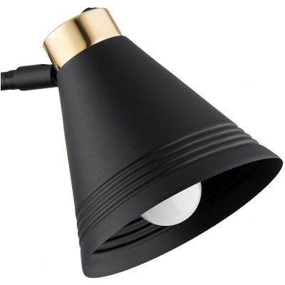 Argon Avalone kinkiet 1x15W czarny/mosiądz 8009