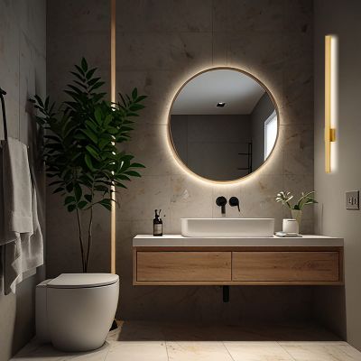 Argon Asse kinkiet 1x10W LED mosiądz szczotkowany 8053