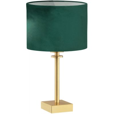 Argon Abbano lampa stołowa 1x15W zielony/mosiądz szczotkowany 8106