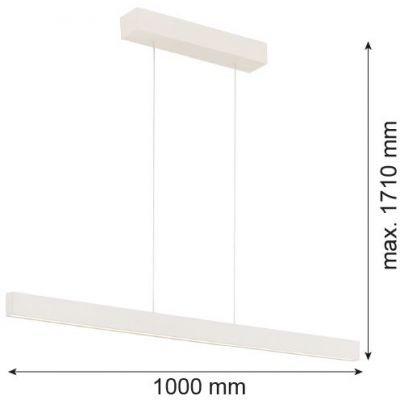 Argon Balans lampa wisząca 1x35W LED biały 8302