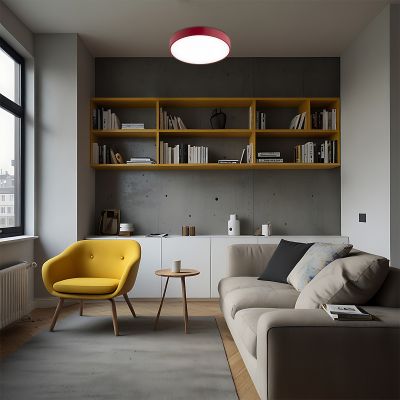 Argon Tiamo plafon 1x22W LED czerwony 8334