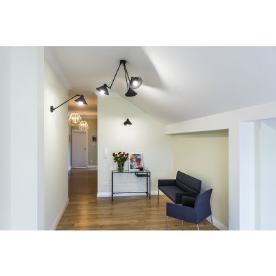 Argon Altea lampa podsufitowa 2x15W czarny 862