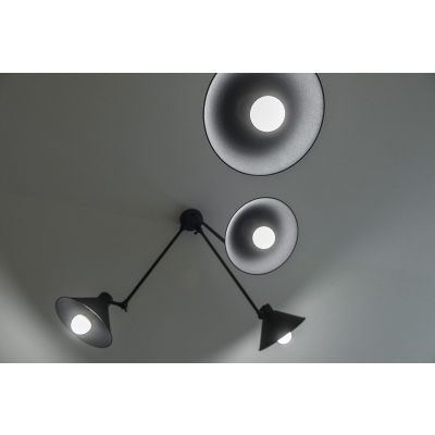 Argon Altea lampa podsufitowa 2x15W czarny 862