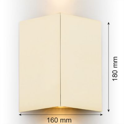 Argon Skiatos kinkiet 2x5W mosiądz 918