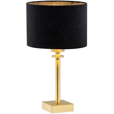 Argon Abbano lampa stołowa 1x15W czarny/mosiądz szczotkowany 8049