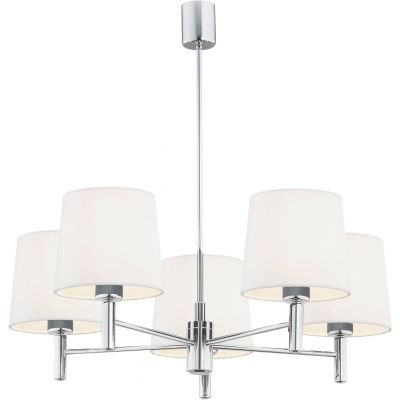 Argon Bolzano Plus lampa wisząca 5x15W biały/chrom 2110