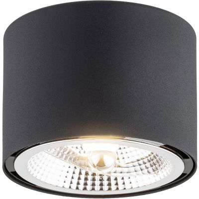 Argon Clevland lampa podsufitowa 1x12W czarny 4691BZ