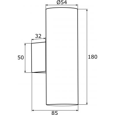 Argon Mitos kinkiet 2x5W czarny 909