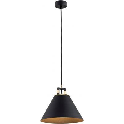 Argon Orte lampa wisząca 1x15W czarny/mosiądz 4915