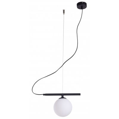 Aldex Beryl lampa wisząca 1x10 W czarna 1006G1