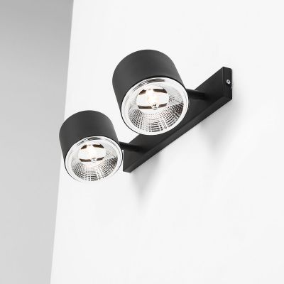 Aldex Bot kinkiet 2x35 W czarny 1047D