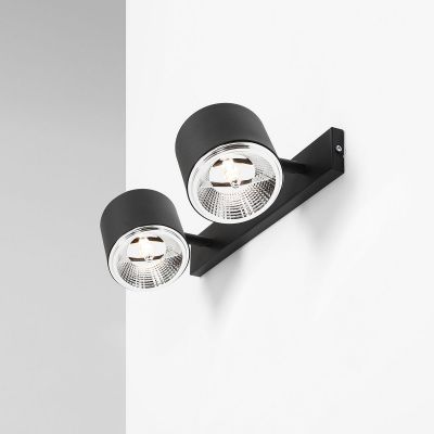 Aldex Bot kinkiet 2x35 W czarny 1047D