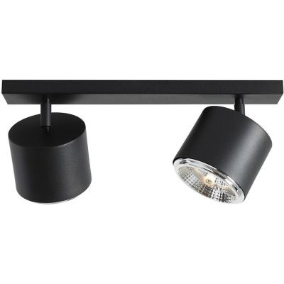 Aldex Bot lampa podsufitowa 2x35 W czarna 1047PL_H