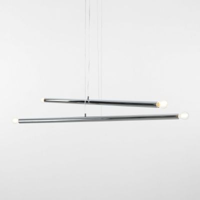 Aldex Tubo lampa wisząca 4x10 W chrom 1072L4