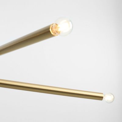 Aldex Tubo lampa wisząca 4x10 W mosiądz 1072L40