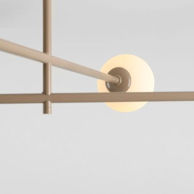 Aldex Pinne lampa podsufitowa 4x10 W beżowa 1080PL_L17