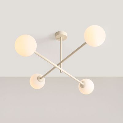 Aldex Pinne lampa podsufitowa 4x10 W kremowa 1080PL_L9