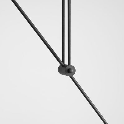 Aldex Ohio lampa podsufitowa 2x10 W czarna 1081PL_H1