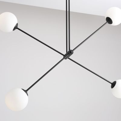 Aldex Ohio lampa podsufitowa 4x10 W czarna 1081PL_L1