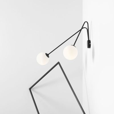 Aldex Holm kinkiet 2x10 W czarny 1082D1_L