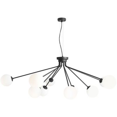 Aldex Holm lampa wisząca 10x40 W czarna 1082M1