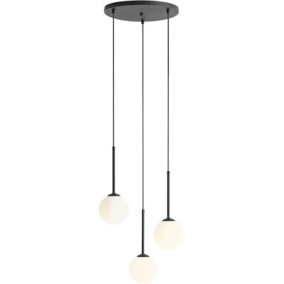Aldex Bosso lampa wisząca 3x10 W czarna 1087E1_R