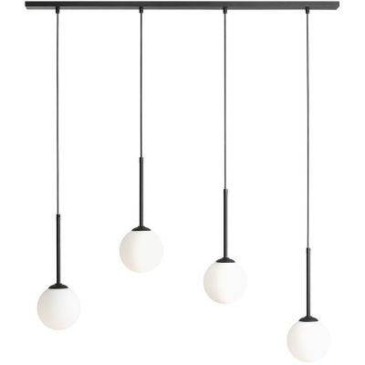 Aldex Bosso lampa wisząca 4x10 W czarna 1087L1