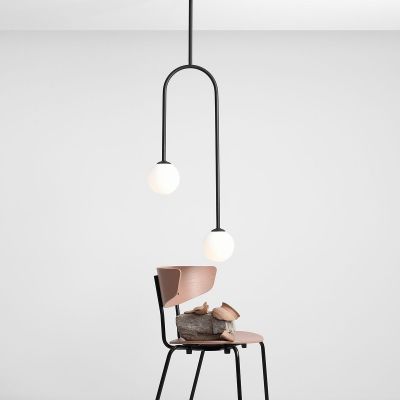 Aldex Nave lampa podsufitowa 2x10 W czarna 1088PL_H1